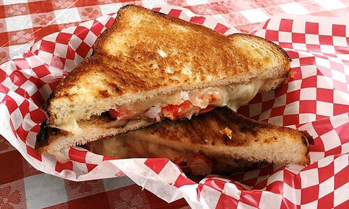 The Happy Lobster Truck's Lobster Grilled Cheese Sandwich