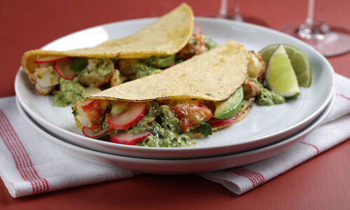 Tequila-Lime Lobster Tacos