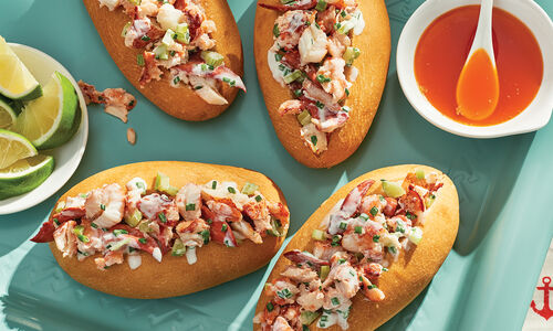 Chive-Lime Lobster Rolls