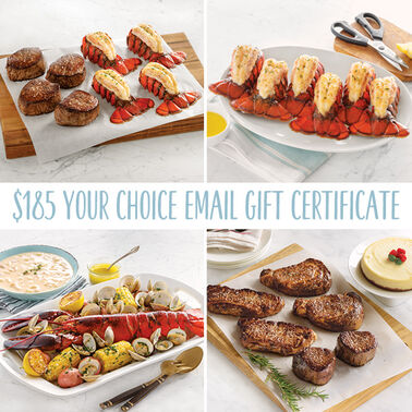 $185 Your Choice EMAIL Gift Certificate