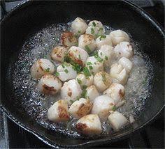 sauteed scallops in oil